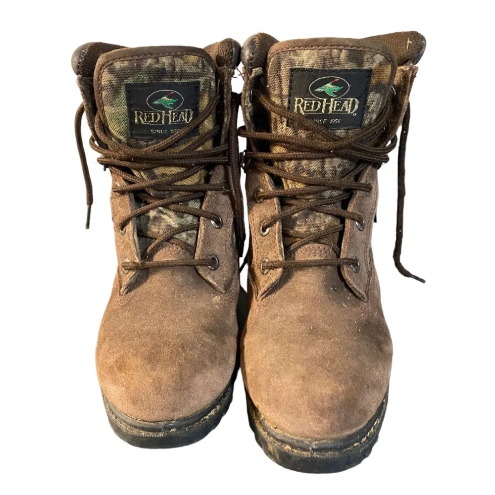 Redhead Hunting Boots Boys 2Y Medium Brown Camouflage 100% Waterproof RH29012MOB